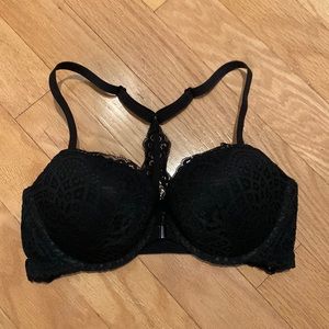 Auden 34C Black Lace Bra NWOT